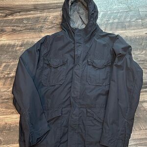 GAP Men's Navy Hooded Jacket
